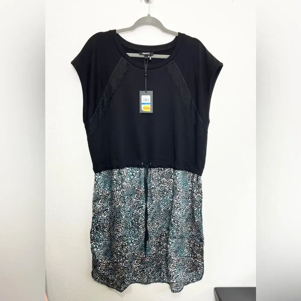 DKNY SPORTSWEAR black dress size XL - Picture 3 of 7